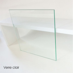 Plateau verre clair trempé standard