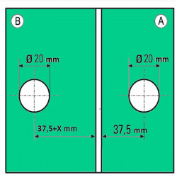 Bilbao raccord d'angle 90Â° verre-verre- pour verre de 8 Ã  12mm