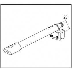 RONDO 45 Barre de stabilisation tÃ©lÃ©scopique- pour verre de 6 Ã  10mm