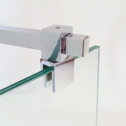 Barre de stabilisation - raidisseur DOLPHIN Chromé position fixe à 90°