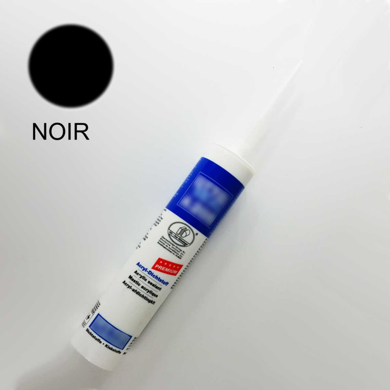 ALCON Mastic Acrylique Silicone - Noir à prix pas cher