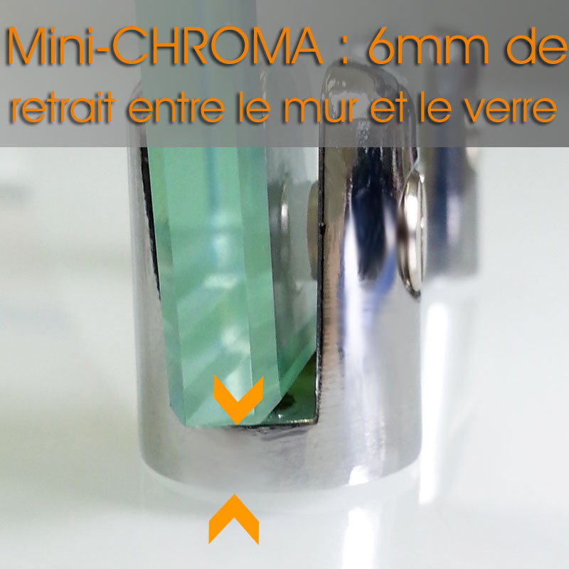 Support-etagere en verre  Mini CHROMA