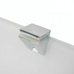 Piece support tablette MEXICO - finition CHROME