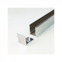Rail en aluminium chromé - Dolphin