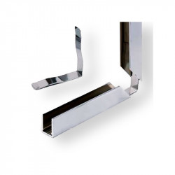 Rail en aluminium chromé - Dolphin