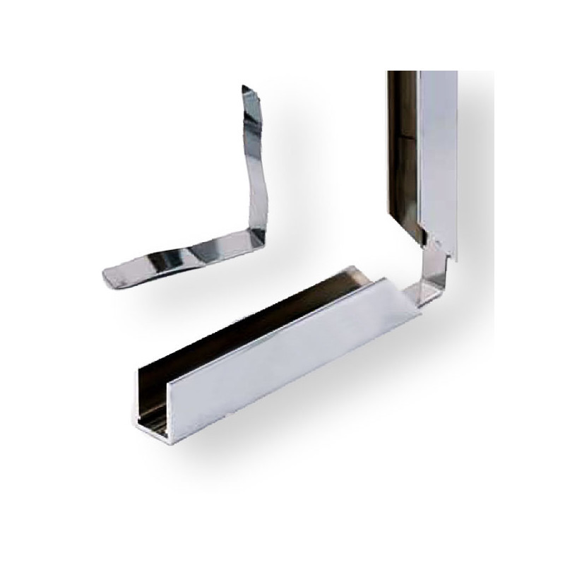 Rail en aluminium chromé - Dolphin Rail en aluminium chromé - Dolphin