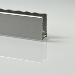 Rail en aluminium mat