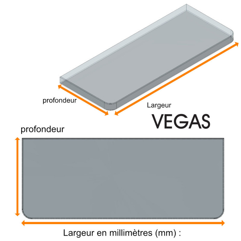 Etagère VEGAS schéma