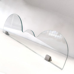 Etagere CLOUD en verre trempe