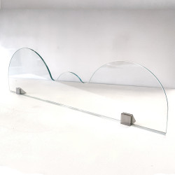 Etagere CLOUD en verre trempe