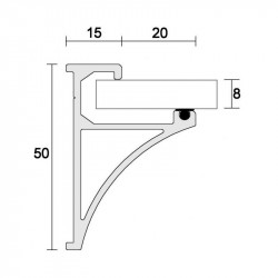 Pièce support tablette PARALELA