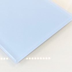 Verre DEPOLI-emaille trempe-laque-LIGHT-BLUE