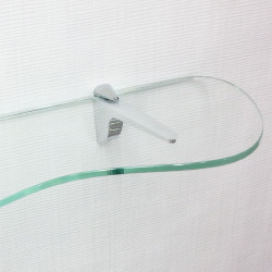 Carrelage en verre - Habillage de bar en verre dépoli laqué sur mesure NOIR