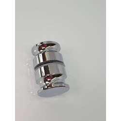 Bouton de porte en verre - GREGAL CHROME