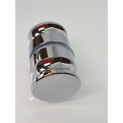 Bouton de porte en verre - GREGAL CHROME