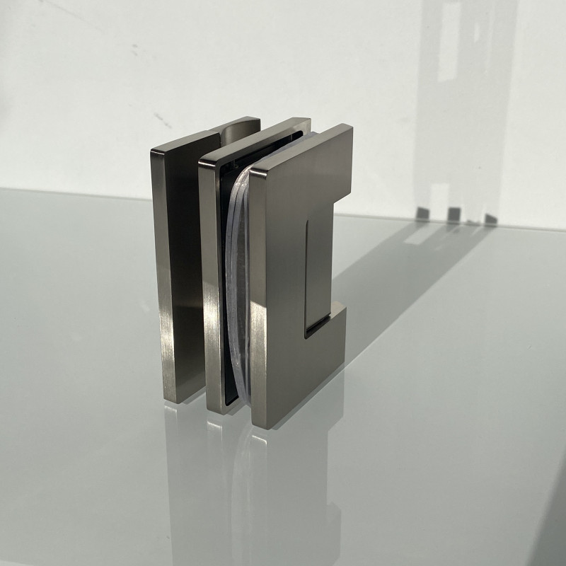 TRIVEL charnière porte 90° unilatérale - Nickel brossé TRIVEL charnière porte 90° unilatérale - Nickel brossé