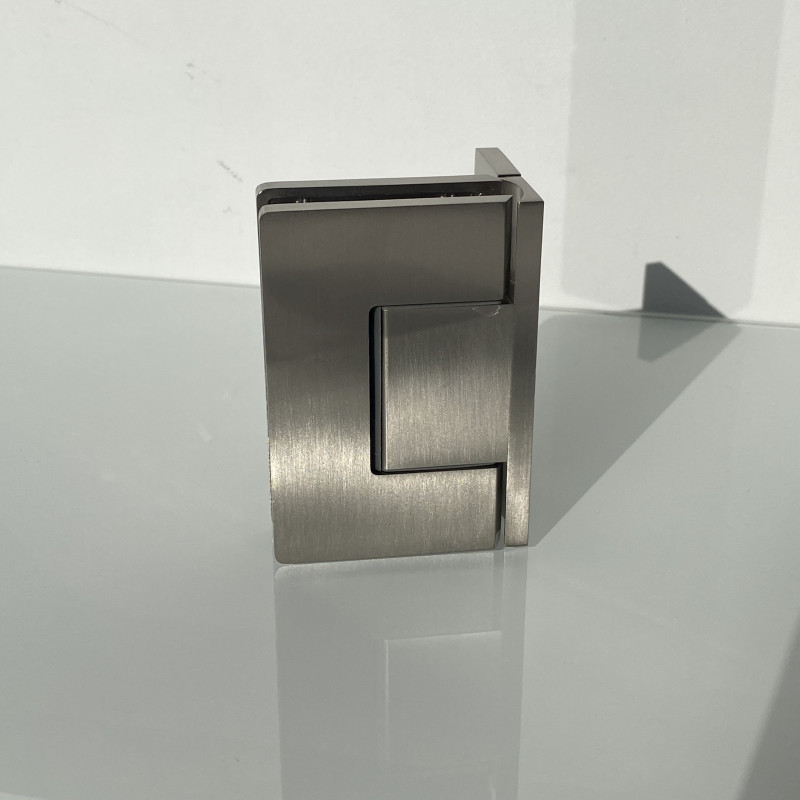 TRIVEL charnière porte 90° unilatérale - Nickel brossé TRIVEL charnière porte 90° unilatérale - Nickel brossé