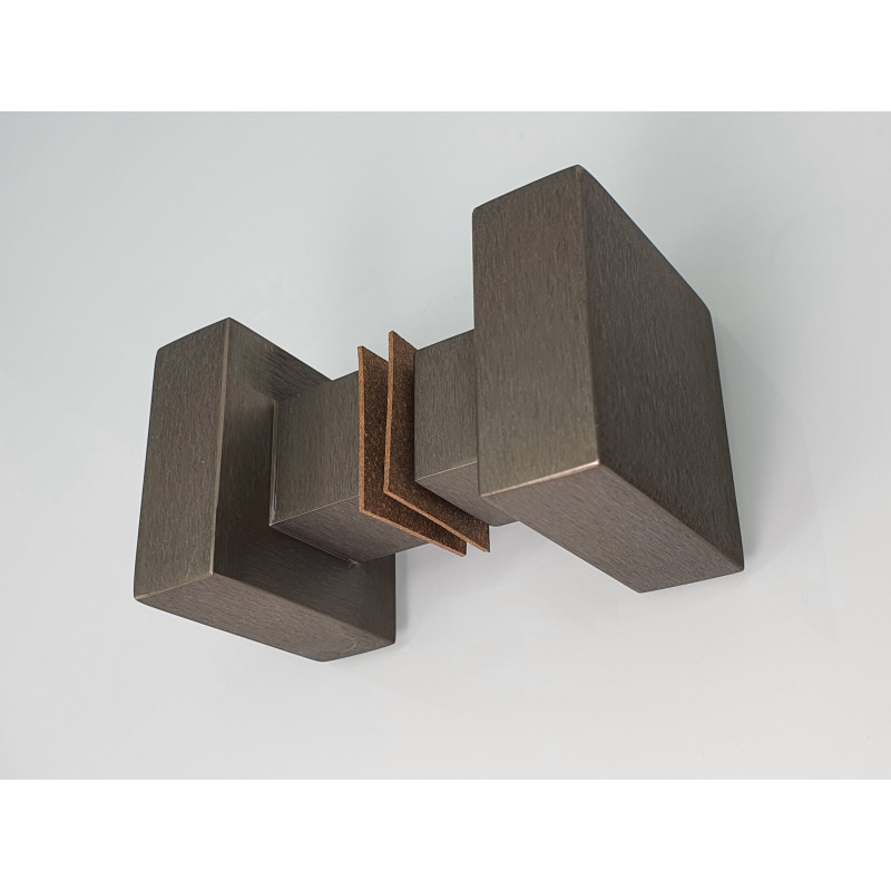 Bouton de porte en verre - Tramuntana BRONZE Bouton de porte en verre - Tramuntana BRONZE