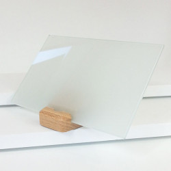 Verre feuilleté opale -44-2 ou 55-2- 80cm x 20 cm