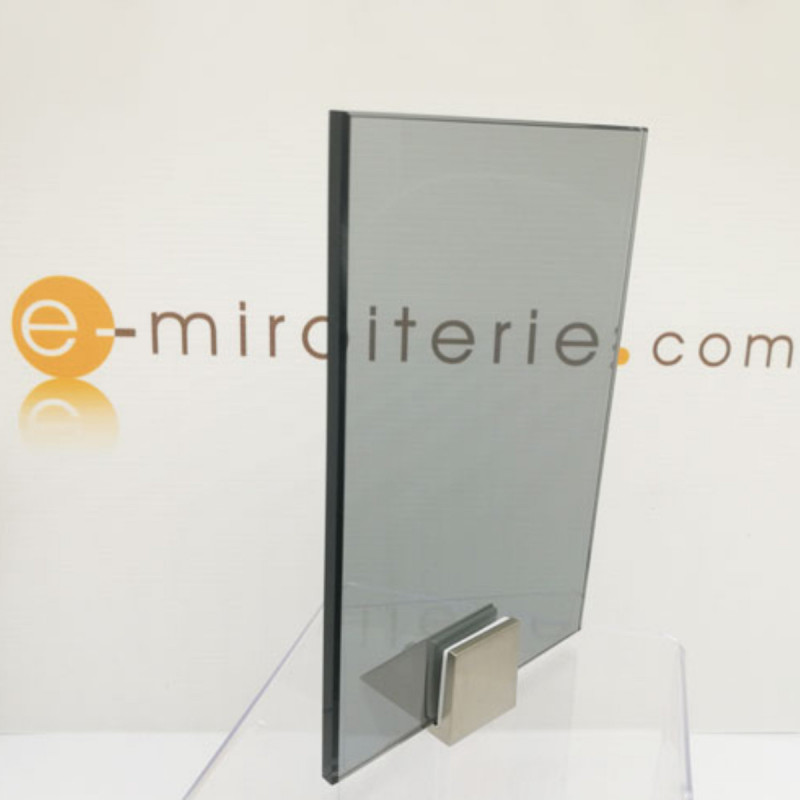 Verre gris trempe sur mesure