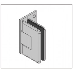 Barcelona charnière porte 90° verre-mur- pour verre de 8 à 12mm