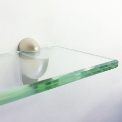 Verre feuilleté Clair -44-2 ou 55-2- 80cm x 20 cm