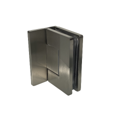 Trivel charnière chromé mat porte 90° verre-mur bilatérale