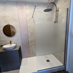 Paroi de douche en verre trempe de sécurité - PAROI FIXE