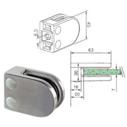 Paroi de douche en soupente sur mesure - PAROI FIXE - MEZZA