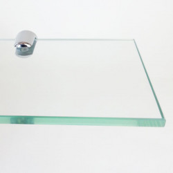 VERRE TREMPE Clair -6 a 10mm- 80cm x 20 cm