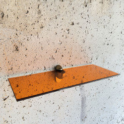 Étagère en verre trempé sur mesure - Colorés Orange