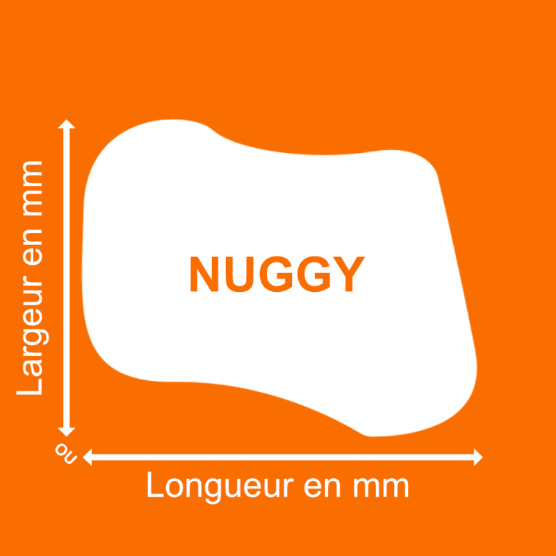 Miroir "NUGGY" sur mesure