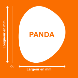 Miroir "PANDA" sur mesure