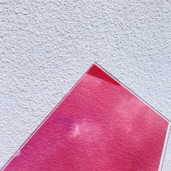 Étagère en verre trempé - Coloré Framboise sur mesure