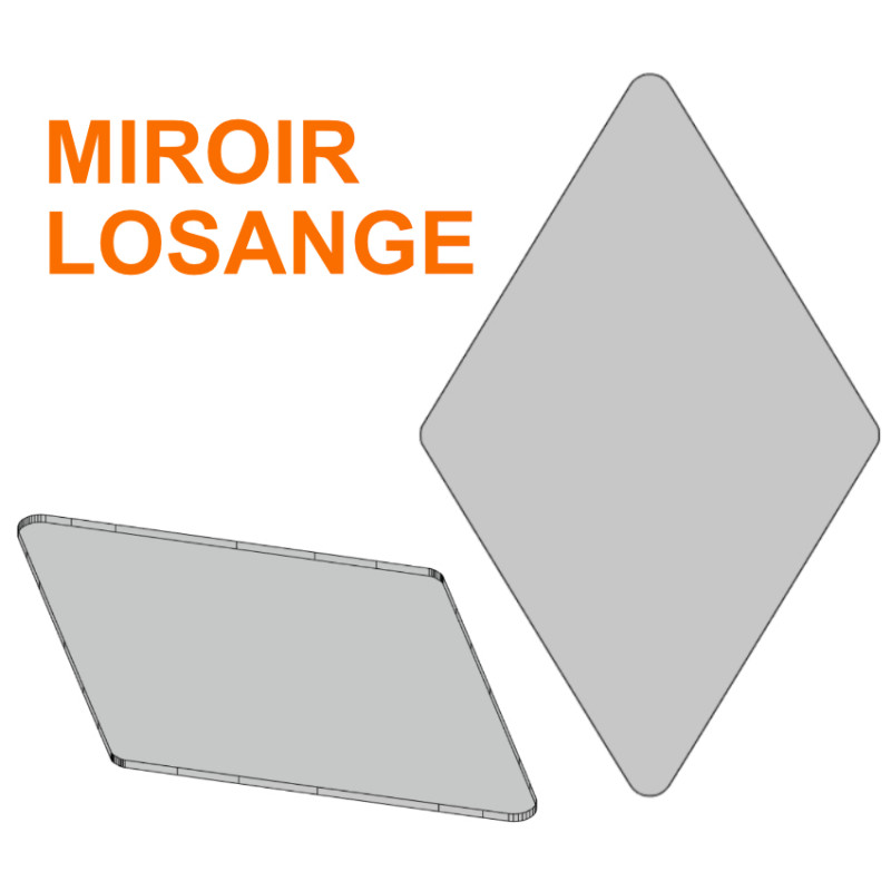 Miroir "LOSANGE" sur mesure