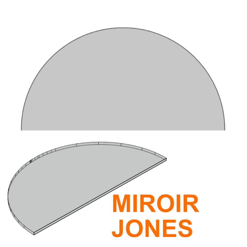 Miroir en forme "JONES" sur mesure