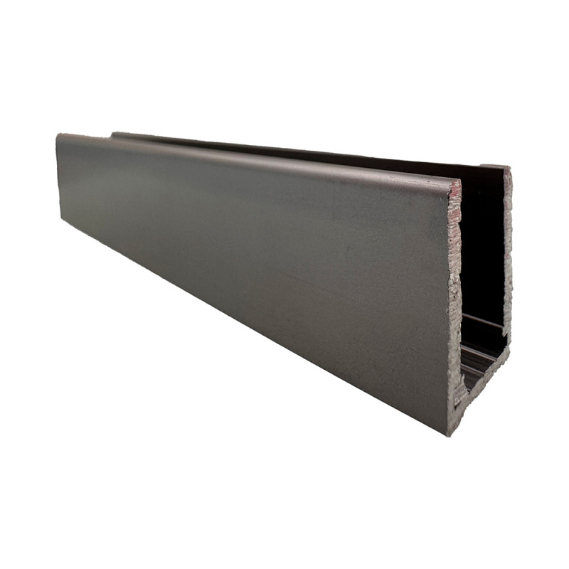 Rail en aluminium Poli - Dolphin pour paroi de douche Rail en aluminium Poli - Dolphin pour paroi de douche