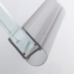 Joint d'étanchéité avec soufflet pour du verre de 6 - 8 mm