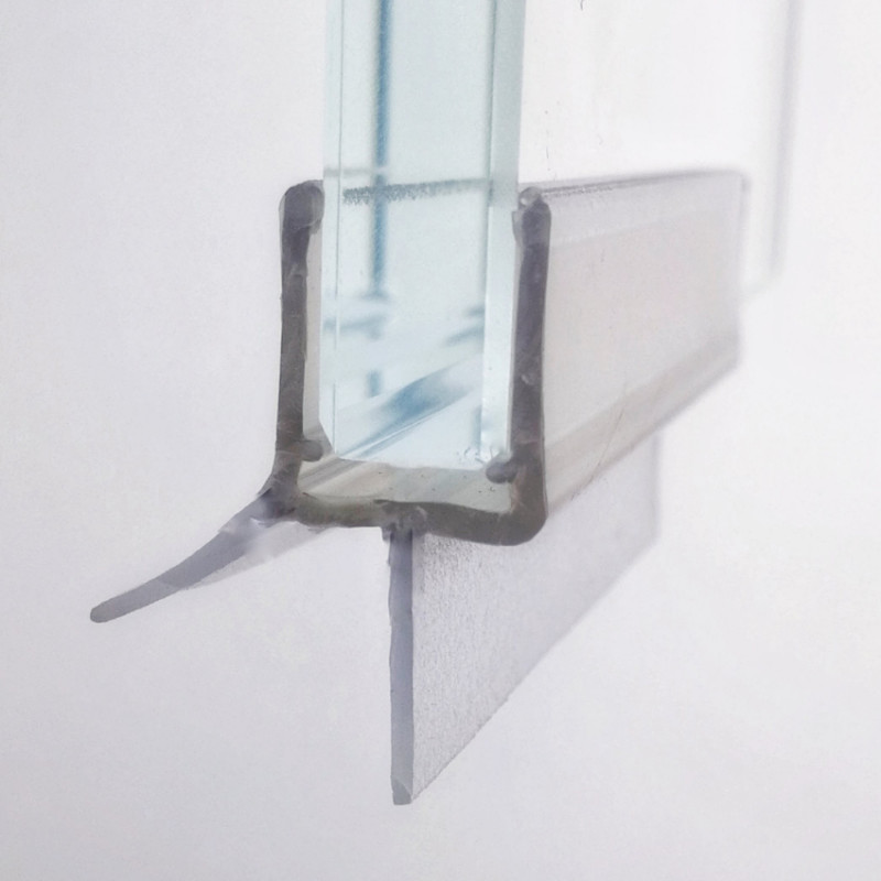 Joint d'étanchéité avec soufflet - porte de douche en verre