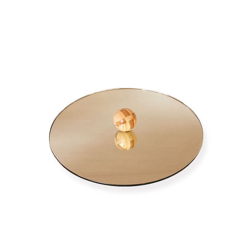 Miroir sur mesure ROND - BRONZE - 6mm