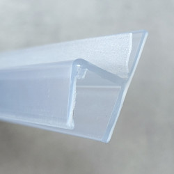Joint d'étanchéité pour porte en alignement 180° - verre 6-8mm