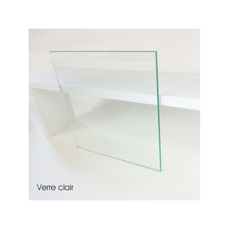 verre clair sur mesure