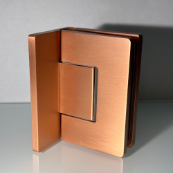 Charnière Trivel Cuivre pour porte de douche en verre trempe