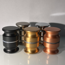 Boutons Porte en verre trempe 8 mm sur mesure TRIGO - Ensemble des teintes