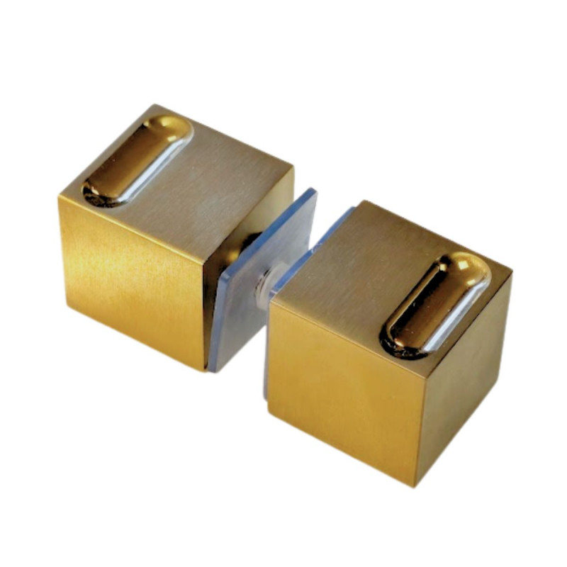 Bouton Atakama laiton brosse