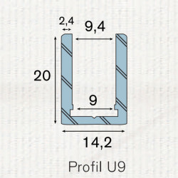 Paroi de douche sur assise de douche - Adriano