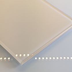 Verre laqué Blanc Pearl - LACOBEL PEARL WHITE