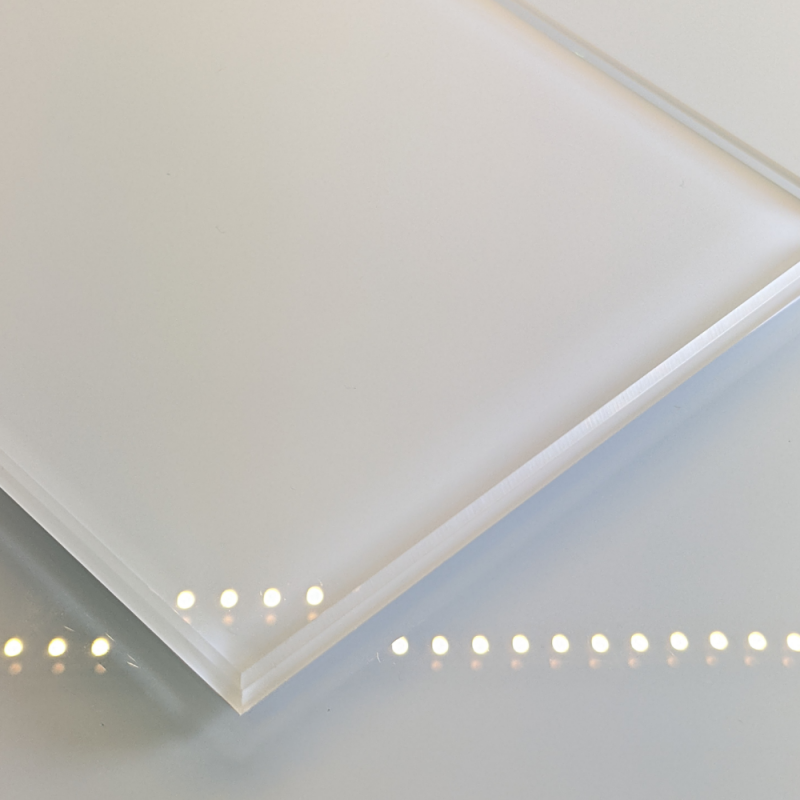 Crédence en verre laqué Blanc intense - LACOBEL PURE WHITE