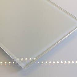 Crédence en verre laqué Blanc cassé vert d'eau - LACOBEL WHITE SOFT