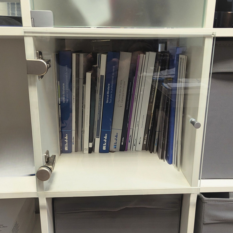 Porte de meuble en verre sur mesure - Daisy